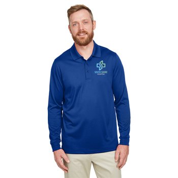 Harriton® Men's Advantage Snag Protection Plus Long-Sleeve Performance Polo - Embroidered Personalization Available from Positive Promotions