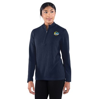 Charles River Apparel® Women's Mystic Quarter-Zip Pullover - Embroidered Personalization Available from Positive Promotions