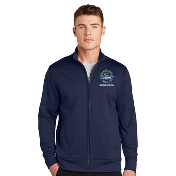 EVS Team Sport-Tek® Men's All-Season Lightweight Wicking Fleece Full-Zip Jacket - Embroidered Personalization Available from Positive Promotions