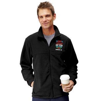 Teacher & Staff Appreciation Harriton® Men's Fleece Full-Zip Jacket - Embroidered Personalization Available from Positive Promotions