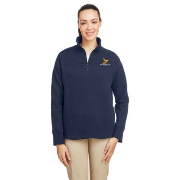 Nautica® Women's Anchor Quarter-Zip Pullover - Embroidered Personalization Available from Positive Promotions