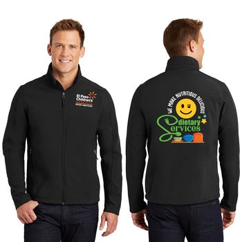 Food & Nutrition Services Port Authority® Men's Core Soft-Shell Jacket - Embroidered Personalization Available from Positive Promotions
