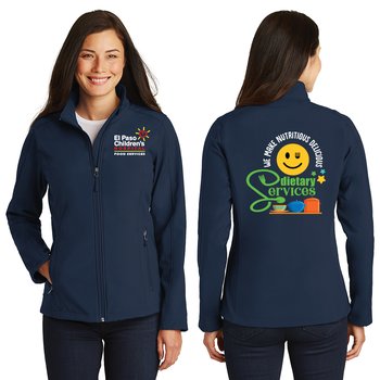 Food & Nutrition Services Port Authority® Women's Core Soft-Shell Jacket - Embroidered Personalization Available from Positive Promotions