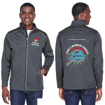 Food & Nutrition Services Core 365 Men's Techno Lite Three-Layer Knit Tech-Shell Jacket - Embroidered Personalization Available from Positive Promotions