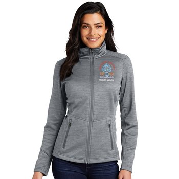 Respiratory Therapist Port Authority® Women's Digi Stripe Fleece Jacket - Embroidered Personalization Available from Positive Promotions