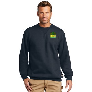 Carhartt® Unisex Midweight Crewneck Sweatshirt - Embroidered Personalization Available from Positive Promotions