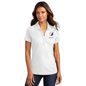Port Authority® Women's EZPerformance Piqué Polo - Embroidered Personalization Available from Positive Promotions