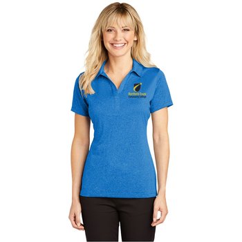 Sport-Tek ® Women's Ultimate Heathered Contender Polo - Embroidered Personalization Available from Positive Promotions