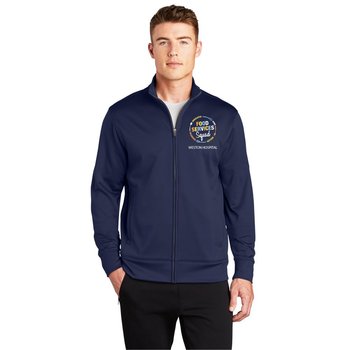 Food & Nutrition Services Sport-Tek® Men's All-Season Lightweight Wicking Fleece Full-Zip Jacket - Embroidered Personalization Available from Positive Promotions