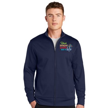 Rehab & Physical Therapy Sport-Tek® Men's All-Season Lightweight Wicking Fleece Full-Zip Jacket - Embroidered Personalization Available from Positive Promotions