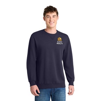 Port & Company® Unisex Beach Wash® Garment-Dyed Sweatshirt - Embroidered Personalization Available from Positive Promotions