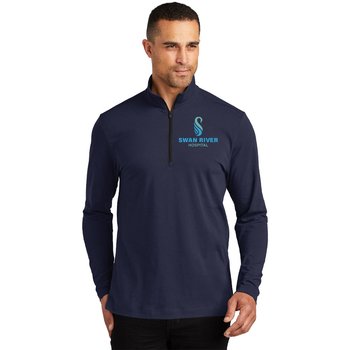 OGIO® Unisex Stealth Quarter-Zip Pullover - Embroidered Personalization Available from Positive Promotions