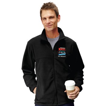 Healthcare Team Pride Harriton® Men's Full-Zip Fleece Jacket - Embroidered Personalization Available from Positive Promotions