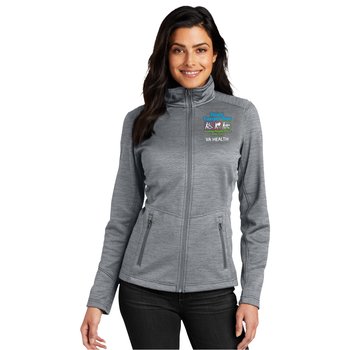 Healthcare Team Pride Port Authority® Women's Digi-Stripe Heathered Fleece Jacket - Embroidered Personalization Available from Positive Promotions