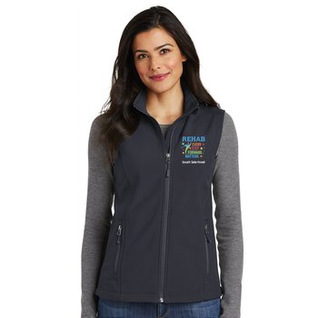 Healthcare Team Pride Port Authority® Women's Core Soft-Shell Vest - Embroidered Personalization Available from Positive Promotions