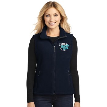 Healthcare Team Pride Port Authority® Women's Value Fleece Vest - Embroidered Personalization Available from Positive Promotions