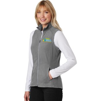 Healthcare Team Pride Port Authority® Women's Full-Zip Microfleece Vest - Embroidered Personalization Available from Positive Promotions