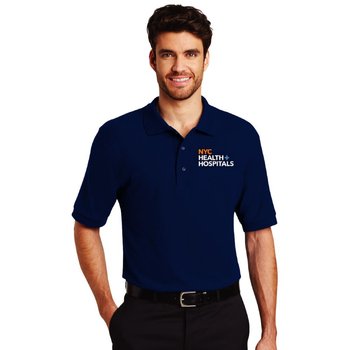 Healthcare Team Pride Port Authority® Men's Silk Touch Short-Sleeve Polo - Embroidered Personalization Available from Positive Promotions