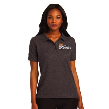 Healthcare Team Pride Port Authority® Women's Silk Touch Short-Sleeve Polo - Embroidered Personalization Available from Positive Promotions