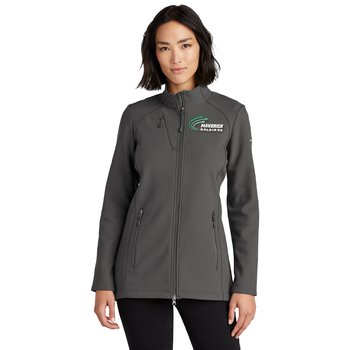 Eddie Bauer® Women's Stretch Soft-Shell Jacket - Embroidered Personalization Available from Positive Promotions