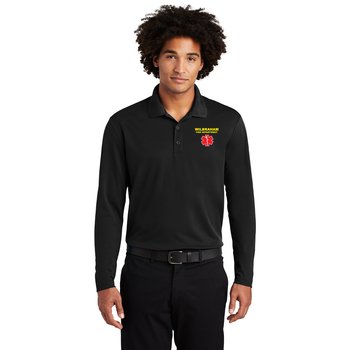 Sport-Tek® Unisex Performance RacerMesh® Long-Sleeve Polo - Embroidered Personalization Available from Positive Promotions