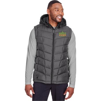 Spyder® Men's Pelmo Quilted Insulated Puffer Vest - Embroidered Personalization Available from Positive Promotions