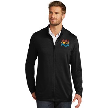 TravisMathew® Men's Newport Full-Zip Fleece Jacket - Embroidered Personalization Available from Positive Promotions