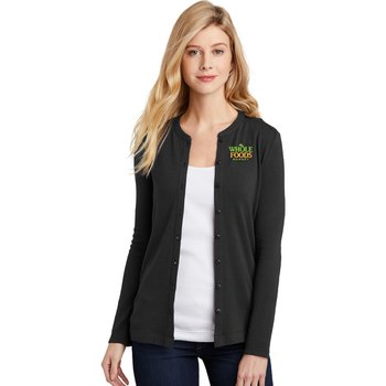 Port Authority Women's Concept Stretch Button-Front Cardigan - Embroidered Personalization Available from Positive Promotions