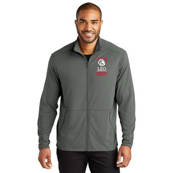 Port Authority® Men's Accord Stretch Fleece Full-Zip Jacket - Embroidered Personalization Available from Positive Promotions