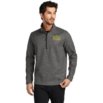 OGIO® Unisex Grit Fleece Half-Zip Jacket - Embroidered Personalization Available from Positive Promotions