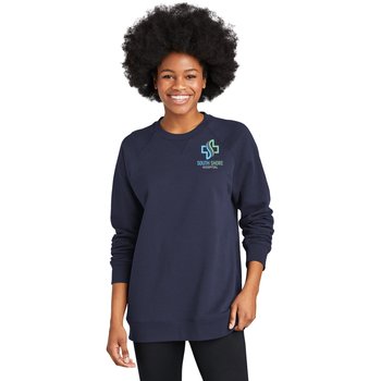 Sport-Tek® Unisex Drive Fleece Crewneck - Embroidered Personalization Available from Positive Promotions