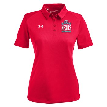 Under Armour® Women's Tech Performance Polo - Embroidered Personalization Available from Positive Promotions