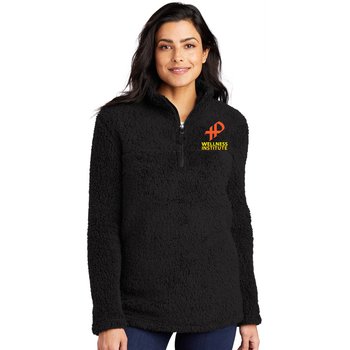 Port Authority® Women's Cozy Quarter-Zip Fleece Pullover - Embroidered Personalization Available from Positive Promotions