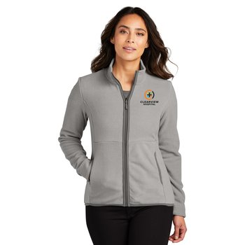 Port Authority® Women's Connection Fleece Jacket - Embroidered Personalization Available from Positive Promotions