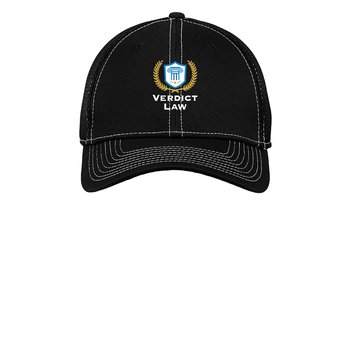 New Era® Stretch Mesh Contrast Stitch Cap - Embroidered Personalization Available from Positive Promotions