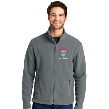 Nursing Port Authority® Men's Value Fleece Jacket - Embroidered Personalization Available from Positive Promotions