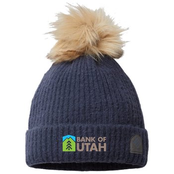 Columbia® Winter Blur Pom Pom Beanie - Embroidered Personalization Available from Positive Promotions
