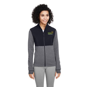 Spyder® Women's Pursuit Sweater Fleece Jacket - Embroidered Personalization Available from Positive Promotions