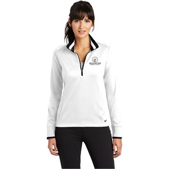 Nike® Women's Dri-FIT Half-Zip Pullover - Embroidered Personalization Available from Positive Promotions