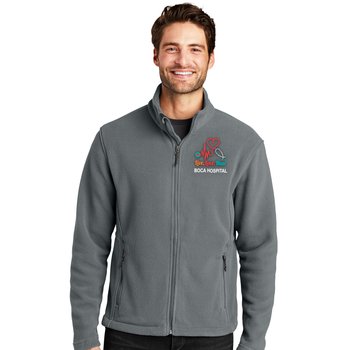 Hospital Staff Port Authority® Men's Value Fleece Jacket - Embroidered Personalization Available from Positive Promotions