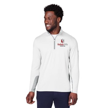 PUMA® Men's Golf Gamer Quarter-Zip Pullover - Embroidered Personalization Available from Positive Promotions