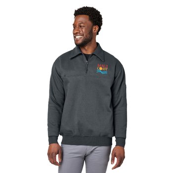 Harriton® Unisex ClimaBloc Heavyweight Quarter-Zip Pullover - Embroidered Personalization Available from Positive Promotions