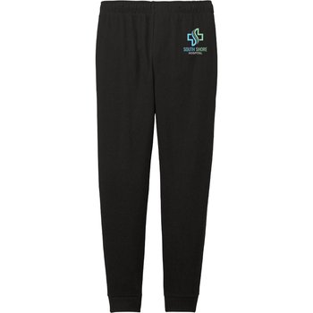 District® Unisex Perfect Tri-Blend® Fleece Jogger Pant - Embroidered Personalization Available from Positive Promotions