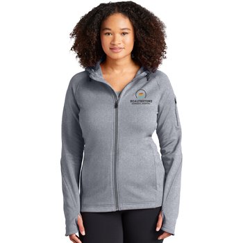 Sport-Tek® Women's Tech Fleece Full-Zip Hooded Jacket - Embroidered Personalization Available from Positive Promotions