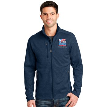 EMS Port Authority® Men's Digi Stripe Fleece Jacket - Embroidered Personalization Available from Positive Promotions