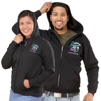 Housekeeping Gildan® Unisex Heavy Blend Full-Zip Hooded Sweatshirt - Embroidered Personalization Available from Positive Promotions