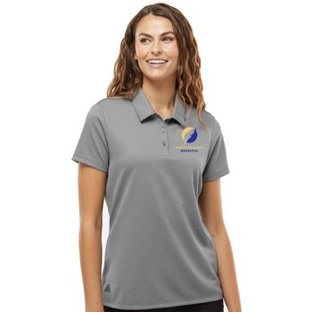 adidas® Women's Micro Piqué Recycled Performance Polo - Embroidered Personalization Available from Positive Promotions