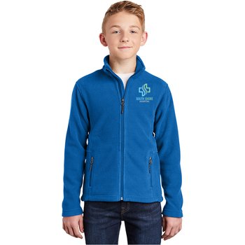 Port Authority® Youth Essential Fleece Jacket - Embroidered Personalization Available from Positive Promotions