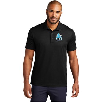Port Authority® Men's Fine Piqué Blend Polo - Embroidered Personalization Available from Positive Promotions