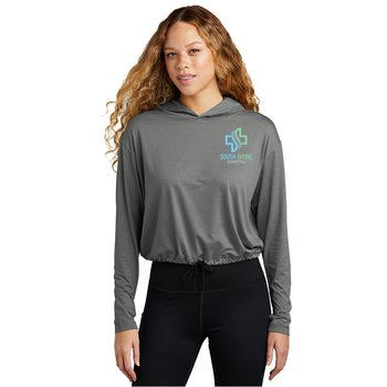 New Era® Women's Power Long-Sleeve Hoodie - Embroidered Personalization Available from Positive Promotions